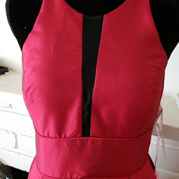 Aidan Mattox Sleeveless Ruby Gown - Picture 6 of 8